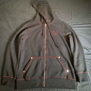 true religion big T XL zip up